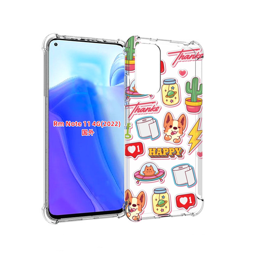 

Чехол MyPads милые-стикеры-корги для Xiaomi Redmi Note 11 4G ( Глобальная версия ), Tocco