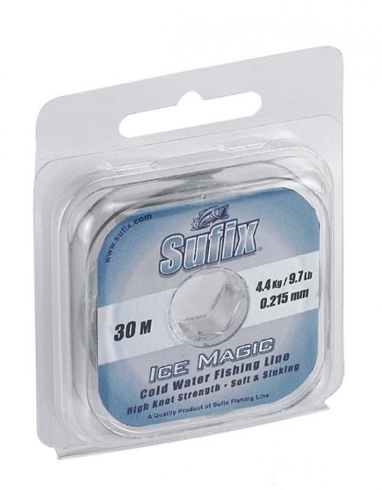 

Леска Sufix Ice Magic 30м. 0.085мм. CLEAR, Прозрачный, Ice Magic