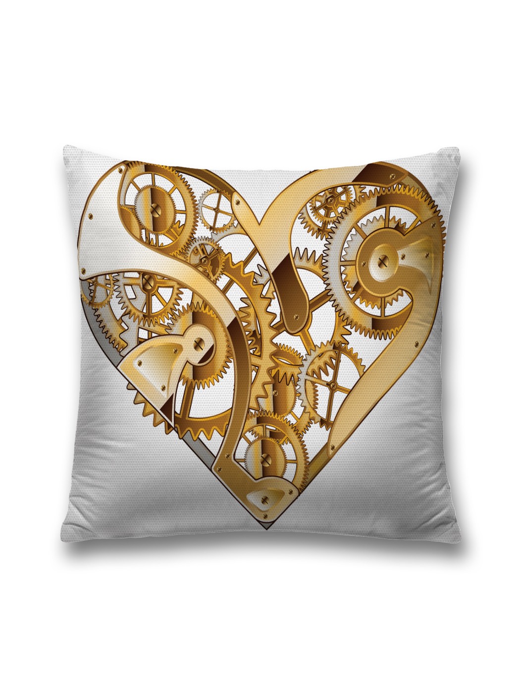 

Наволочка декоративная JoyArty "Механическое сердце" на молнии, 45x45 см