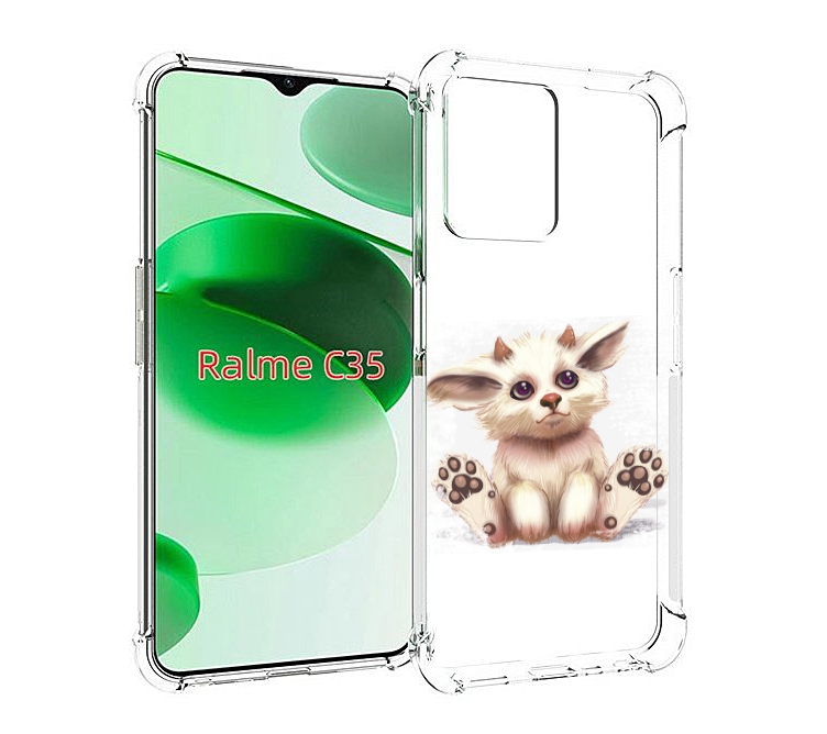 

Чехол MyPads Маленькое чудо детский для Realme C35 / Narzo 50A Prime, Прозрачный, Tocco