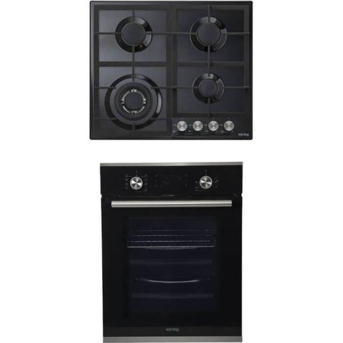 

Комплект встраиваемой техники Korting HG 665 CTN+OKB 7951 CMN, HG 665 CTN+OKB 7951 CMN