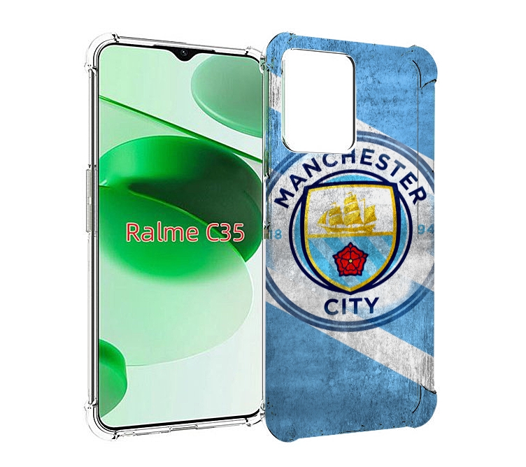 

Чехол MyPads Манчестер-сити мужской для Realme C35 / Narzo 50A Prime, Прозрачный, Tocco