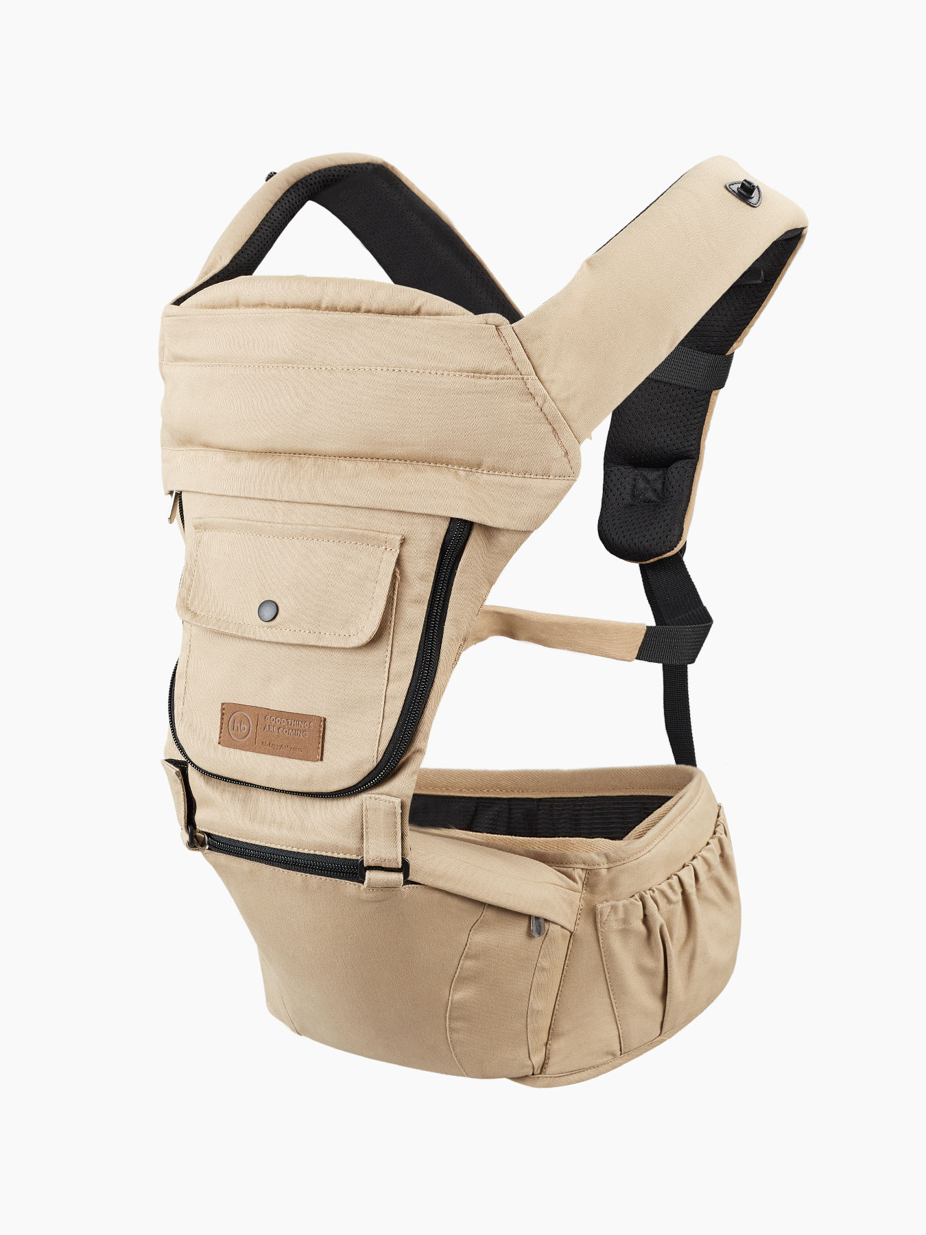 Рюкзак-переноска Happy Baby BABYSEAT beige