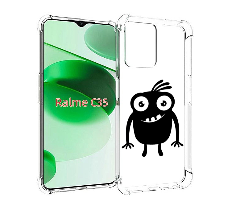 

Чехол MyPads Масяня для Realme C35 / Narzo 50A Prime, Прозрачный, Tocco