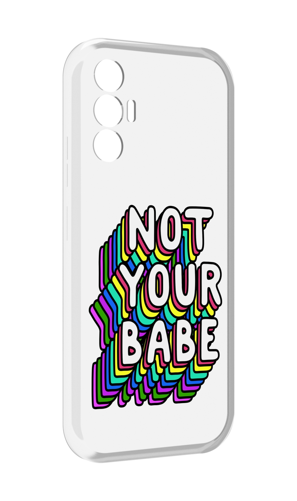 

Чехол MyPads не-твоя-девочка для Tecno Pova 3, Прозрачный, Tocco