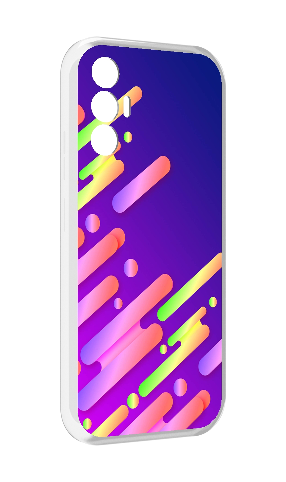 

Чехол MyPads неоновый-фон для Tecno Pova 3, Прозрачный, Tocco