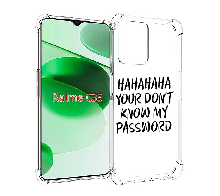 

Чехол MyPads Мой-пароль для Realme C35 / Narzo 50A Prime, Прозрачный, Tocco