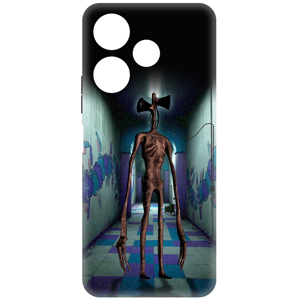 

Чехол-накладка Krutoff Soft Case Хаги Ваги - Сиреноголовый для Xiaomi Redmi 13 черный
