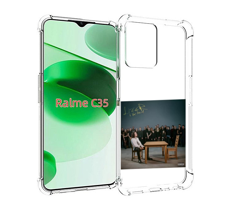 

Чехол MyPads Не Ангел LIZER для Realme C35 / Narzo 50A Prime, Прозрачный, Tocco