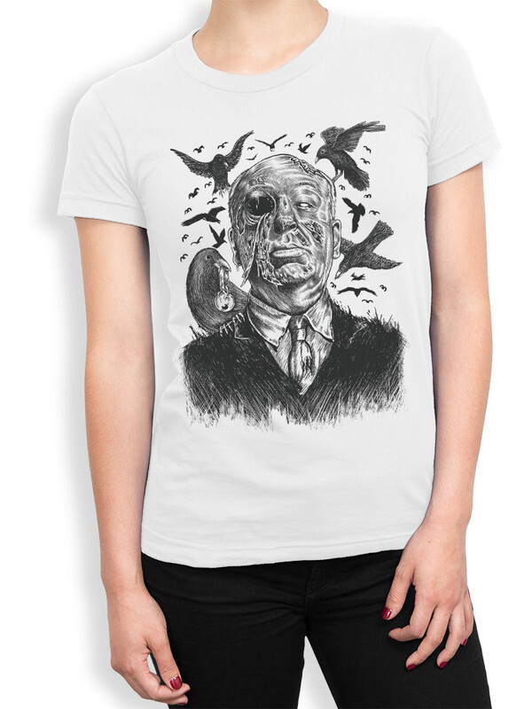 

Футболка женская DreamShirts Studio Альфред Хичкок 103-hitchcock-1 белая M, Белый, Альфред Хичкок 103-hitchcock-1