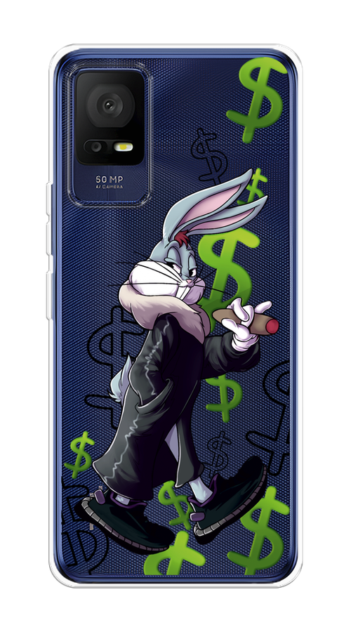

Чехол на TCL 408 "Rich Bugs Bunny", Зеленый;черный;голубой, 291350-6