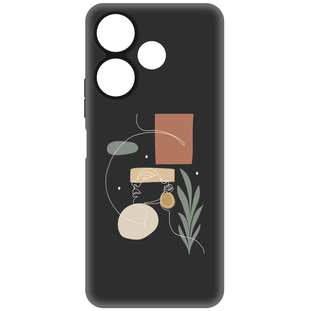 

Чехол-накладка Krutoff Soft Case Элегантность для Xiaomi Redmi 13 черный
