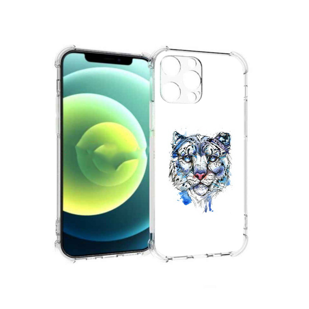 

Чехол MyPads Tocco для Apple iPhone 13 Pro водяной тигр (PT163086.612.263), Прозрачный, Tocco
