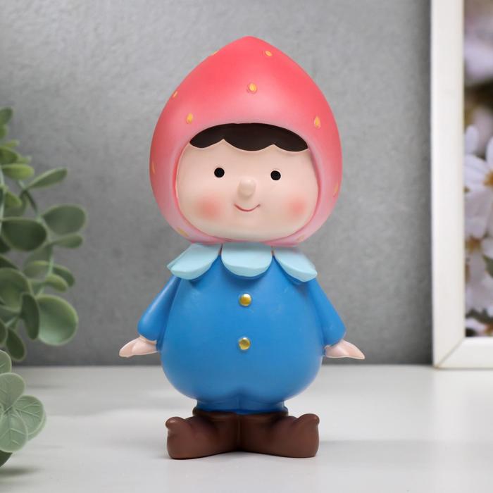 

Сувенир полистоун "Малышка-клубничка" 14,5х8,5х5,5 см, Голубой