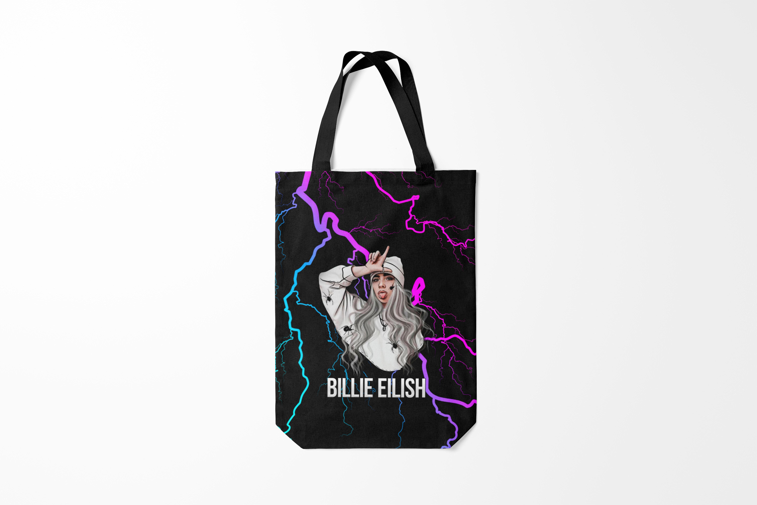 

Сумка шoппер унисекс Burnettie Billie Eilish, черный, Billie Eilish