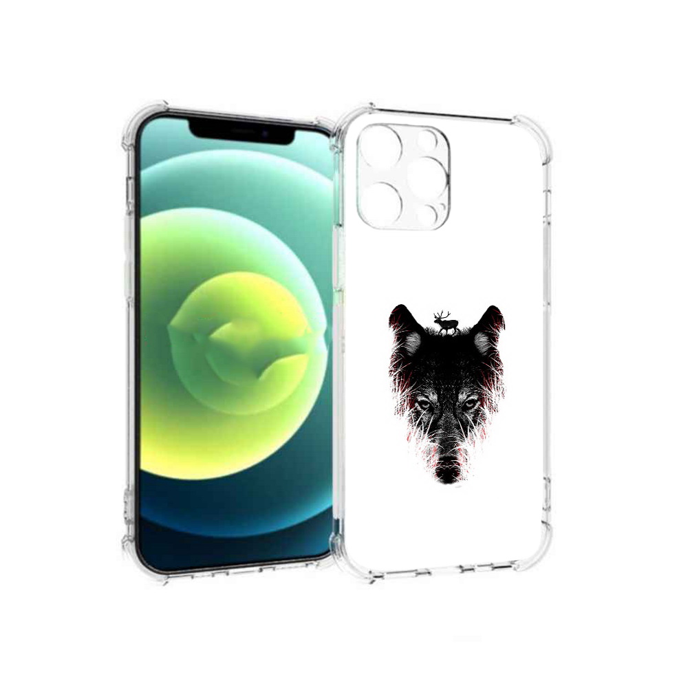 

Чехол MyPads Tocco для Apple iPhone 13 Pro волк в траве (PT163086.612.267), Прозрачный, Tocco