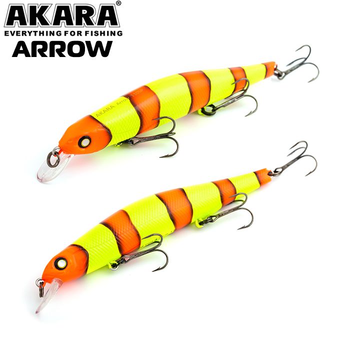 

Воблер Akara Arrow 110SP 17 гр 3/5 oz 4,3 in A70, Разноцветный, Arrow