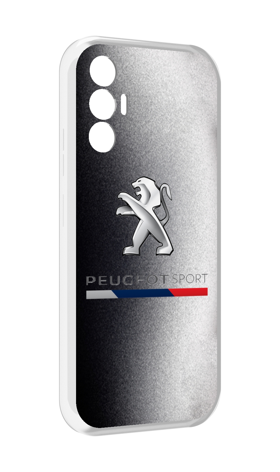

Чехол Mypads Peugeot 1 Для Tecno Pova 3, Прозрачный, Tocco