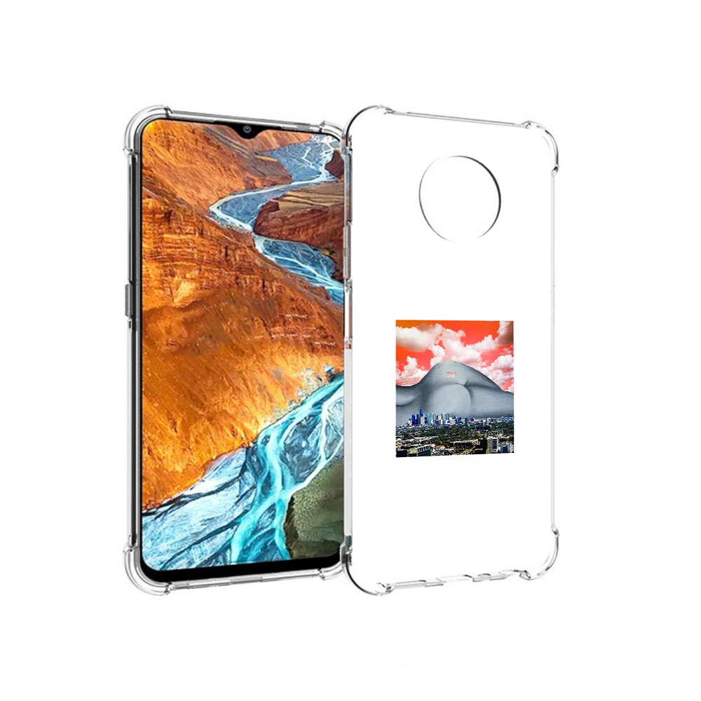 

Чехол MyPads Tocco для Nokia G300 город с девушкой на фоне (PT224563.108.297), Прозрачный, Tocco