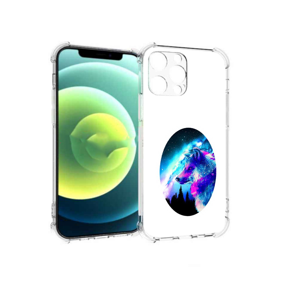 

Чехол MyPads Tocco для Apple iPhone 13 Pro голубой волк (PT163086.612.293), Прозрачный, Tocco