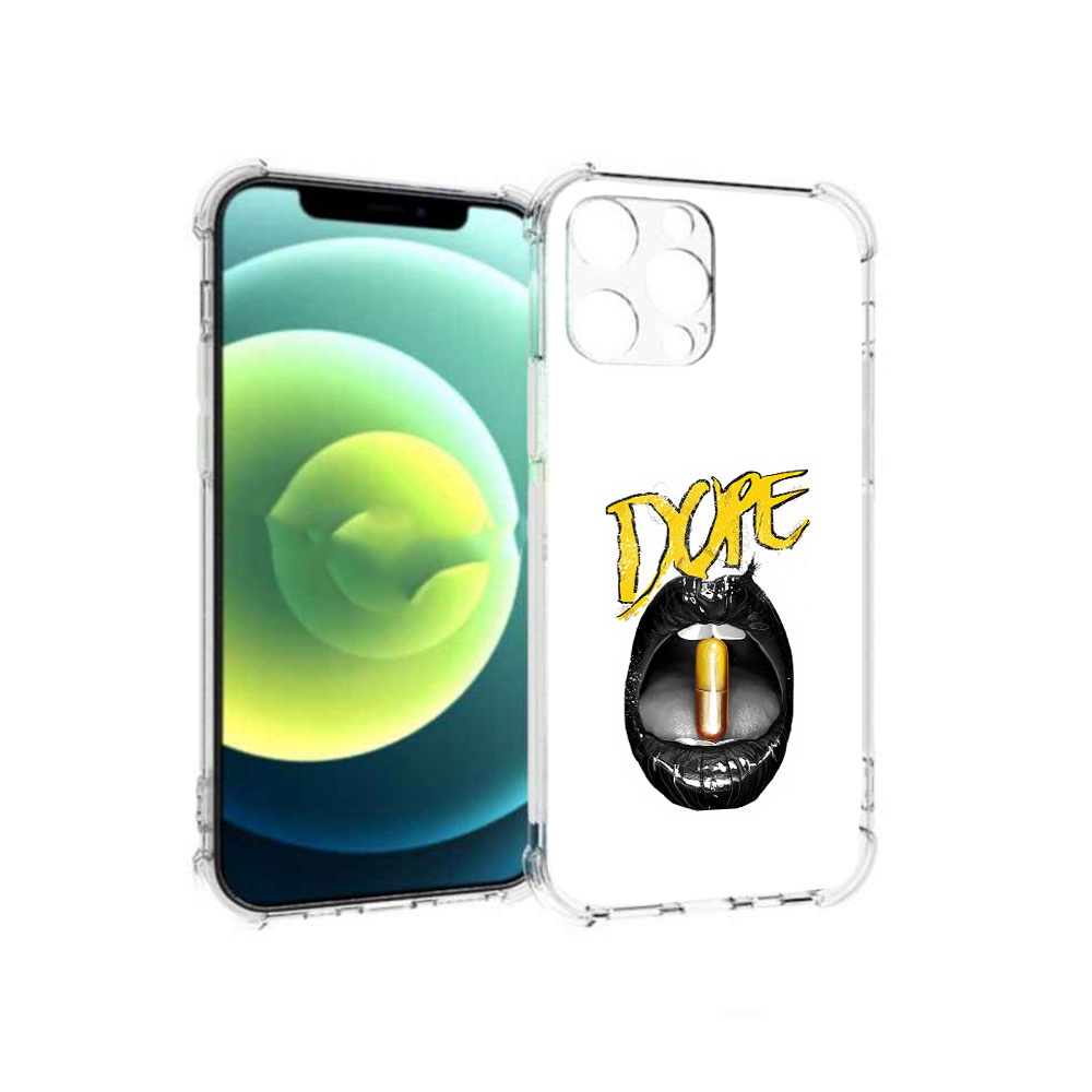 

Чехол MyPads Tocco для Apple iPhone 13 Pro губы (PT163086.612.303), Прозрачный, Tocco