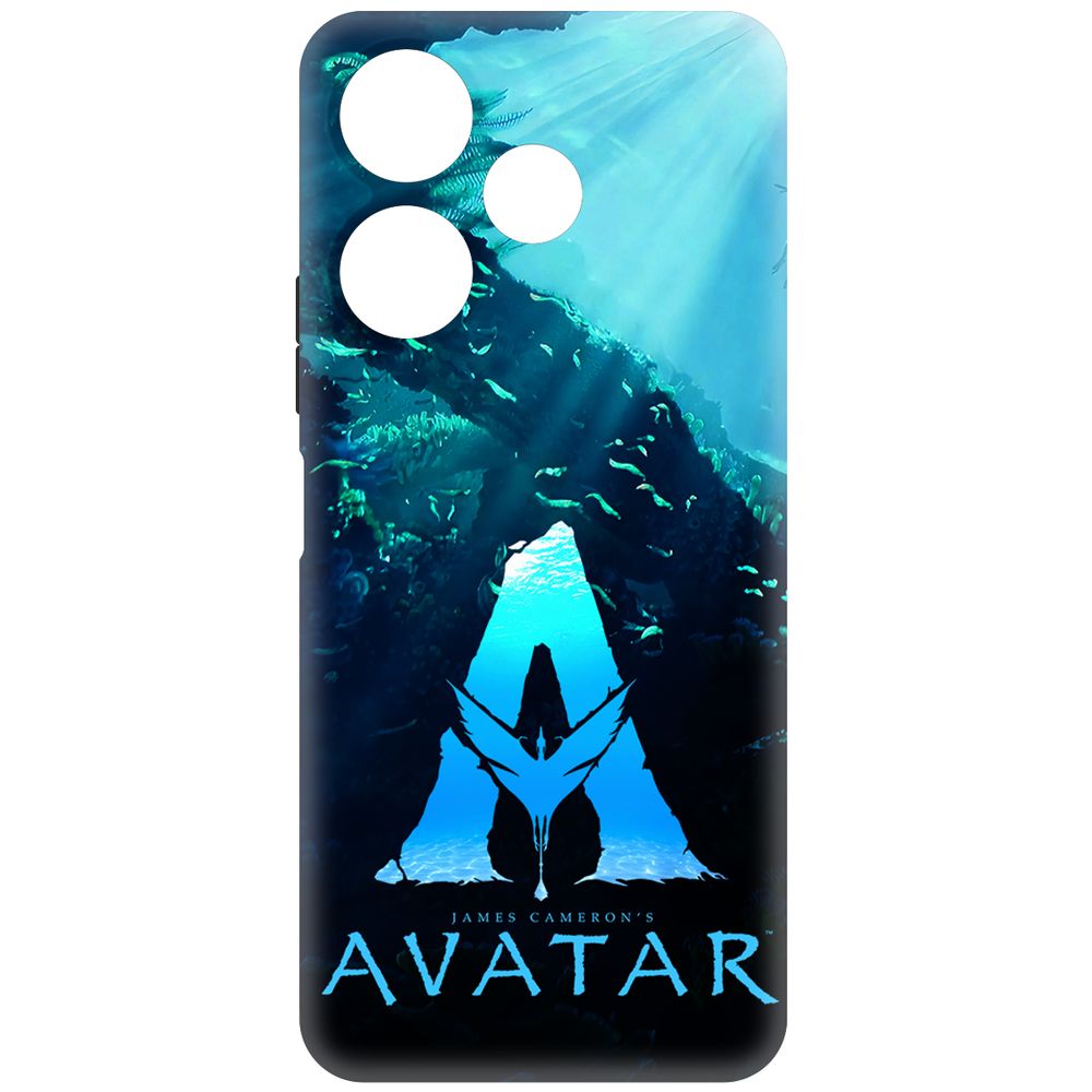 

Чехол-накладка Krutoff Soft Case Аватар - Цветное лого для Xiaomi Redmi 13 черный
