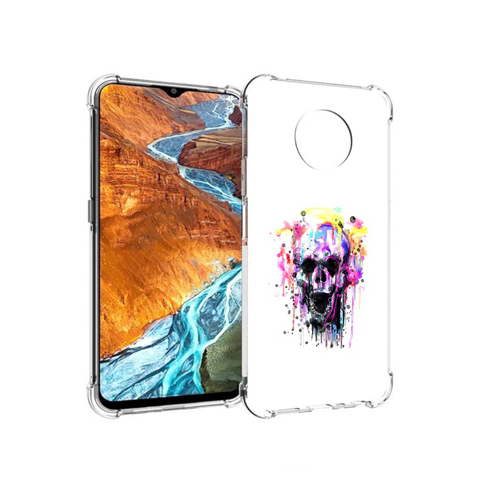 

Чехол MyPads Tocco для Nokia G300 граффити череп (PT224563.108.298), Прозрачный, Tocco