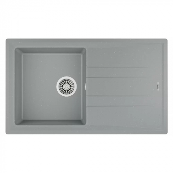 фото Кухонная мойка teka stone 50 b-tg 1b 1d metallic grey (115330014)