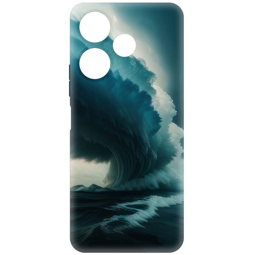 

Чехол-накладка Krutoff Soft Case Торнадо для Xiaomi Redmi 13 черный