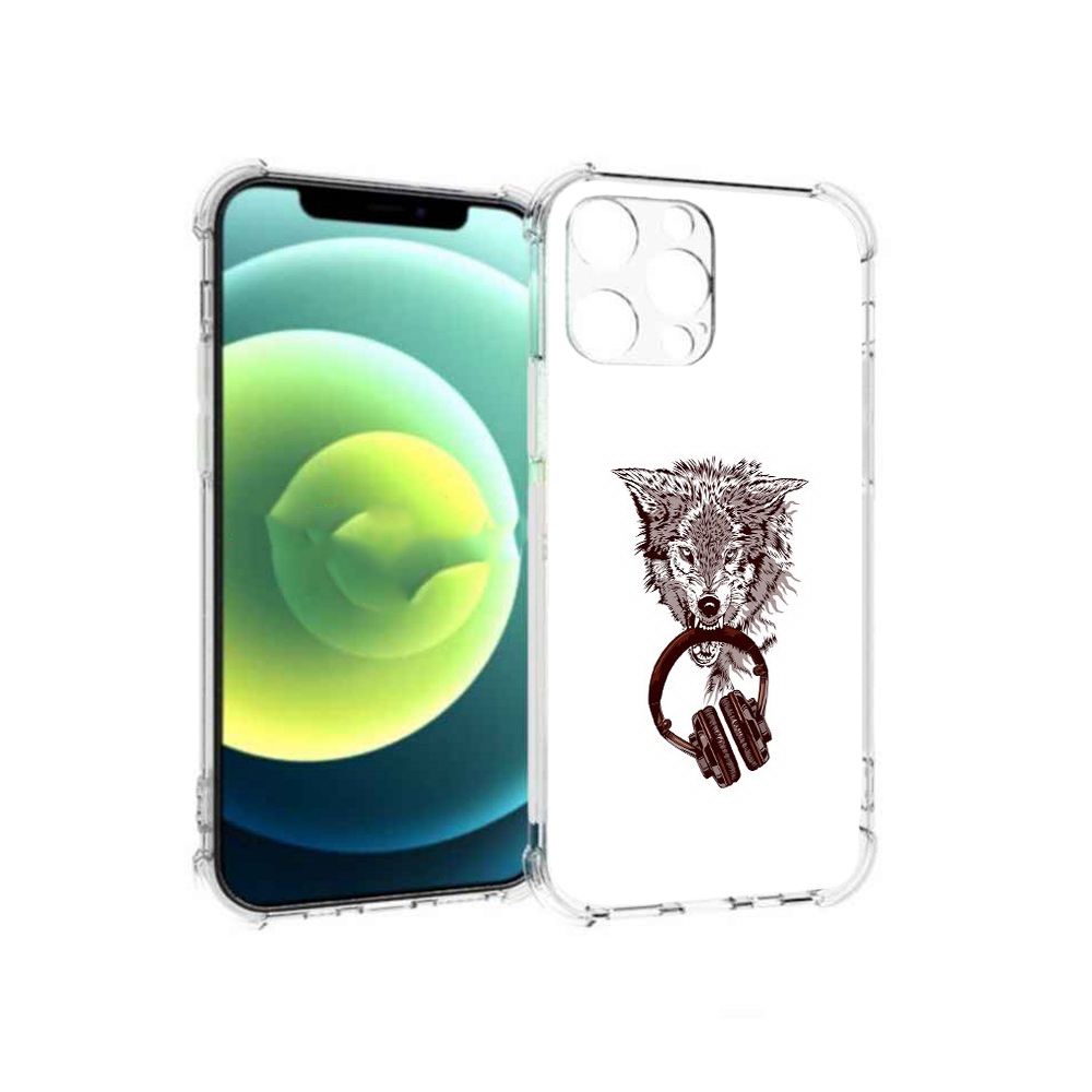 

Чехол MyPads Tocco для Apple iPhone 13 Pro дикий волк (PT163086.612.325), Прозрачный, Tocco