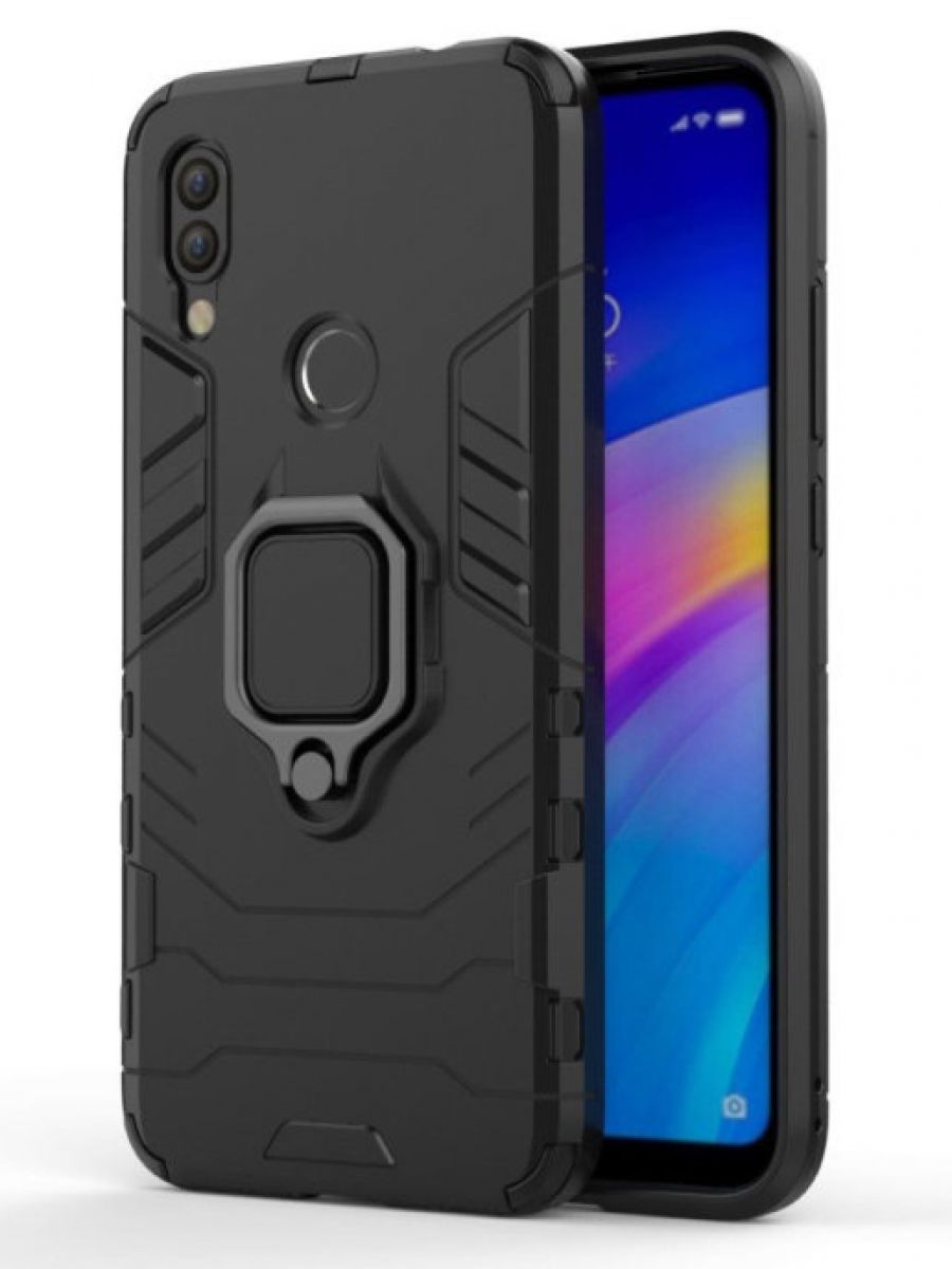 

Чехол Ring для смартфона Xiaomi Redmi 7 Черный