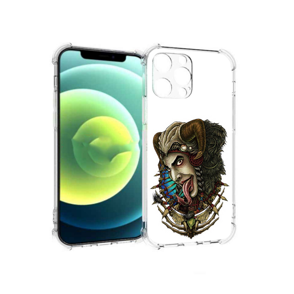 

Чехол MyPads Tocco для Apple iPhone 13 Pro длинный язык (PT163086.612.330), Прозрачный, Tocco