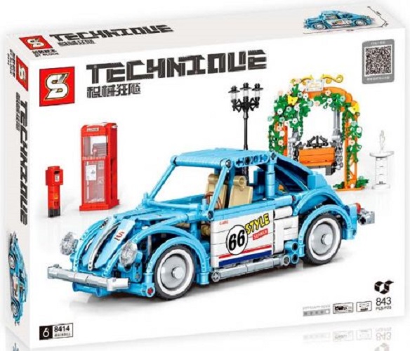 Конструктор SY Blue Beetle 8414 конструктор zorg kribly boo star beetle 60334 12 дет