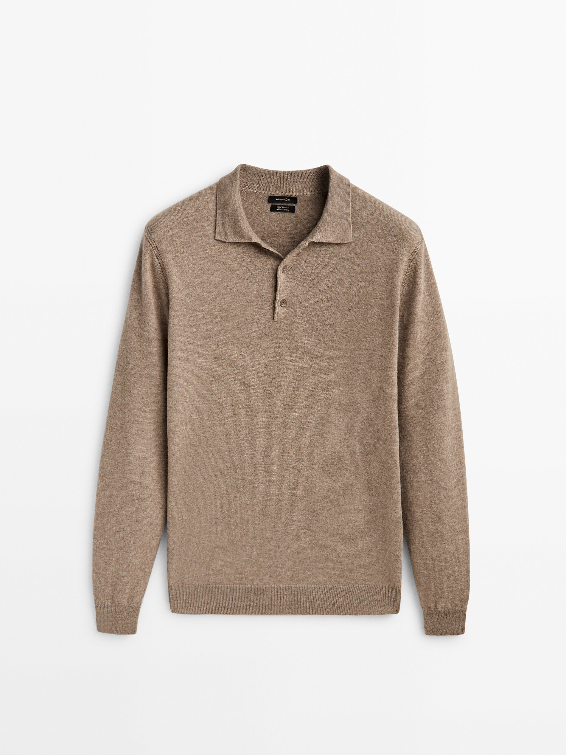 

Джемпер мужской Massimo Dutti 00977415757 бежевый L, 00977415757