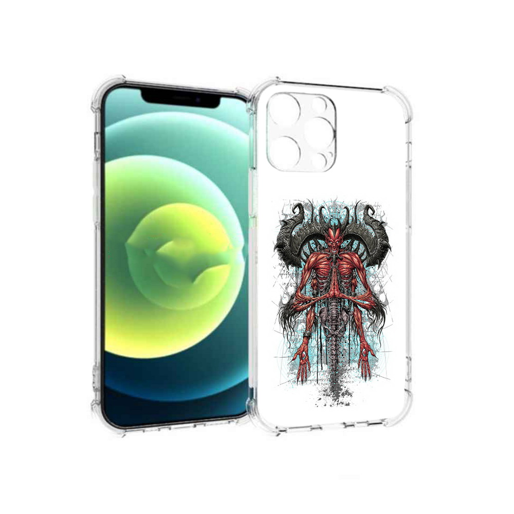 

Чехол MyPads Tocco для Apple iPhone 13 Pro дьявол (PT163086.612.340), Прозрачный, Tocco