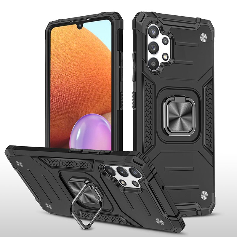 фото Противоударный чехол legion case для samsung galaxy a32 (черный) black panther