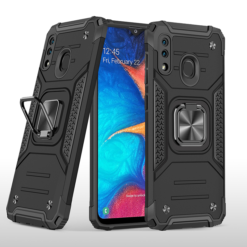 фото Противоударный чехол legion case для samsung galaxy a20/a30 (черный) black panther