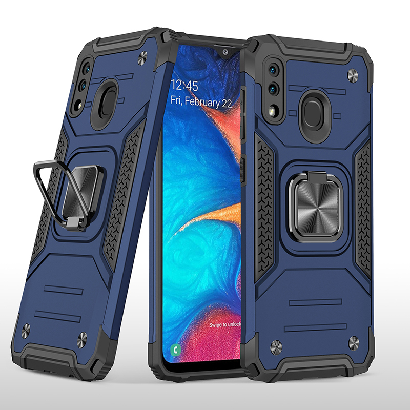 фото Противоударный чехол legion case для samsung galaxy a20/a30 (синий) black panther