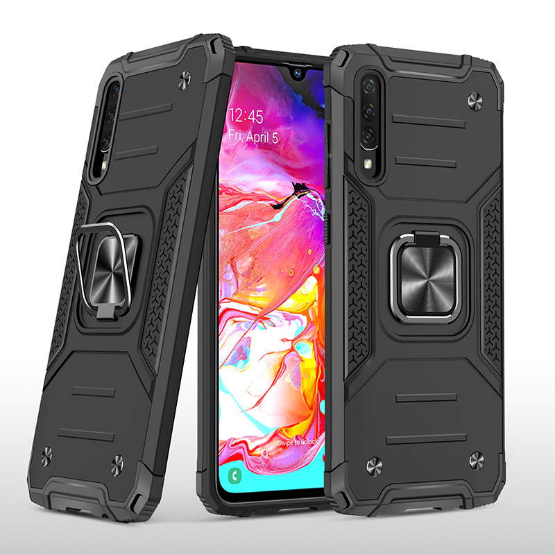 фото Противоударный чехол legion case для samsung galaxy a70 (черный) black panther