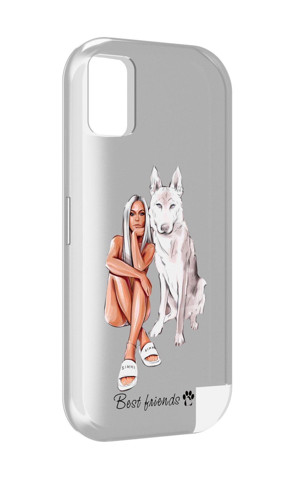 

Чехол MyPads Лучшие-друзья для UMIDIGI A11, Прозрачный, Tocco