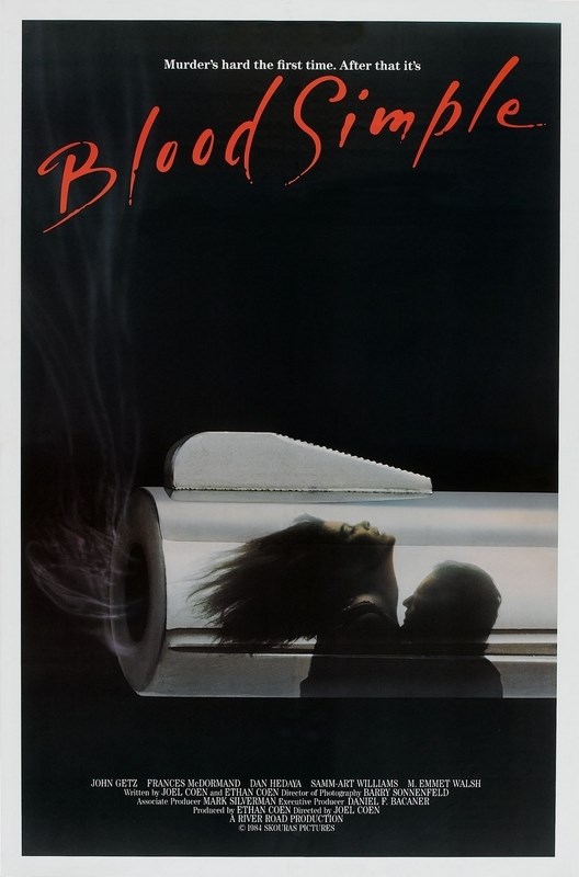 

Постер к фильму "Просто кровь" (Blood Simple) A4