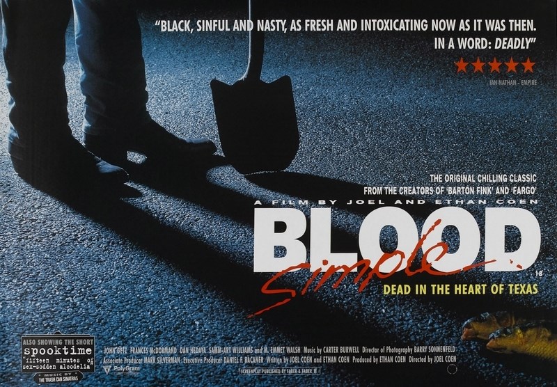 

Постер к фильму "Просто кровь" (Blood Simple) A3