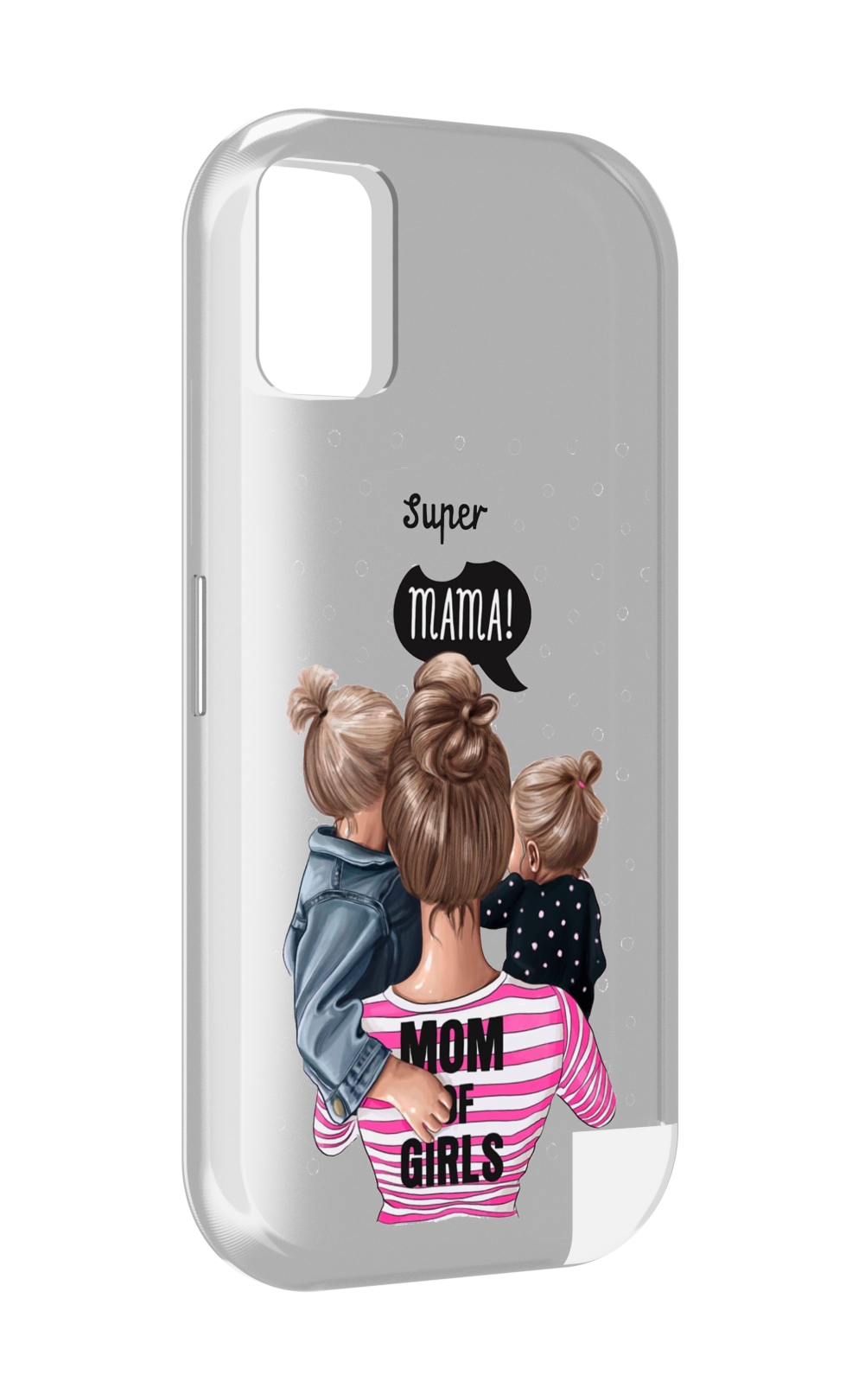 

Чехол MyPads Мама-девочек женский для UMIDIGI A11, Прозрачный, Tocco