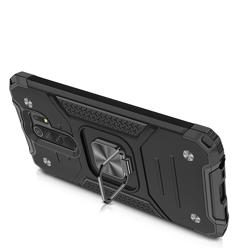 фото Противоударный чехол legion case для xiaomi redmi 9 (черный) black panther