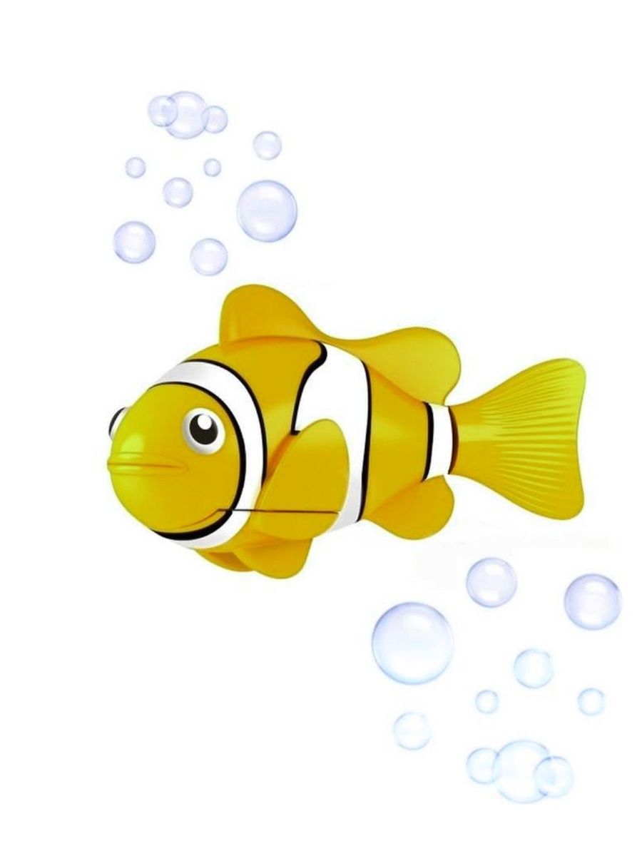

Интерактивная игрушка Роборыбка Robo Fish КЛОУН Ripoma 00100887, Желтый
