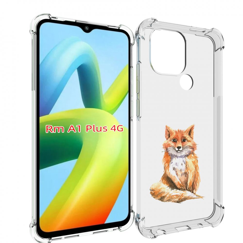 

Чехол MyPads детская лиса для Xiaomi Redmi A1 Plus +, Прозрачный, Tocco