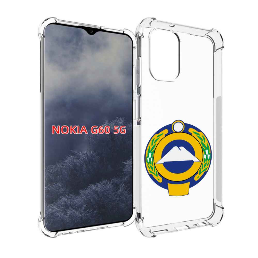 

Чехол MyPads герб-карачаево-черкессия для Nokia G60 5G, Прозрачный, Tocco