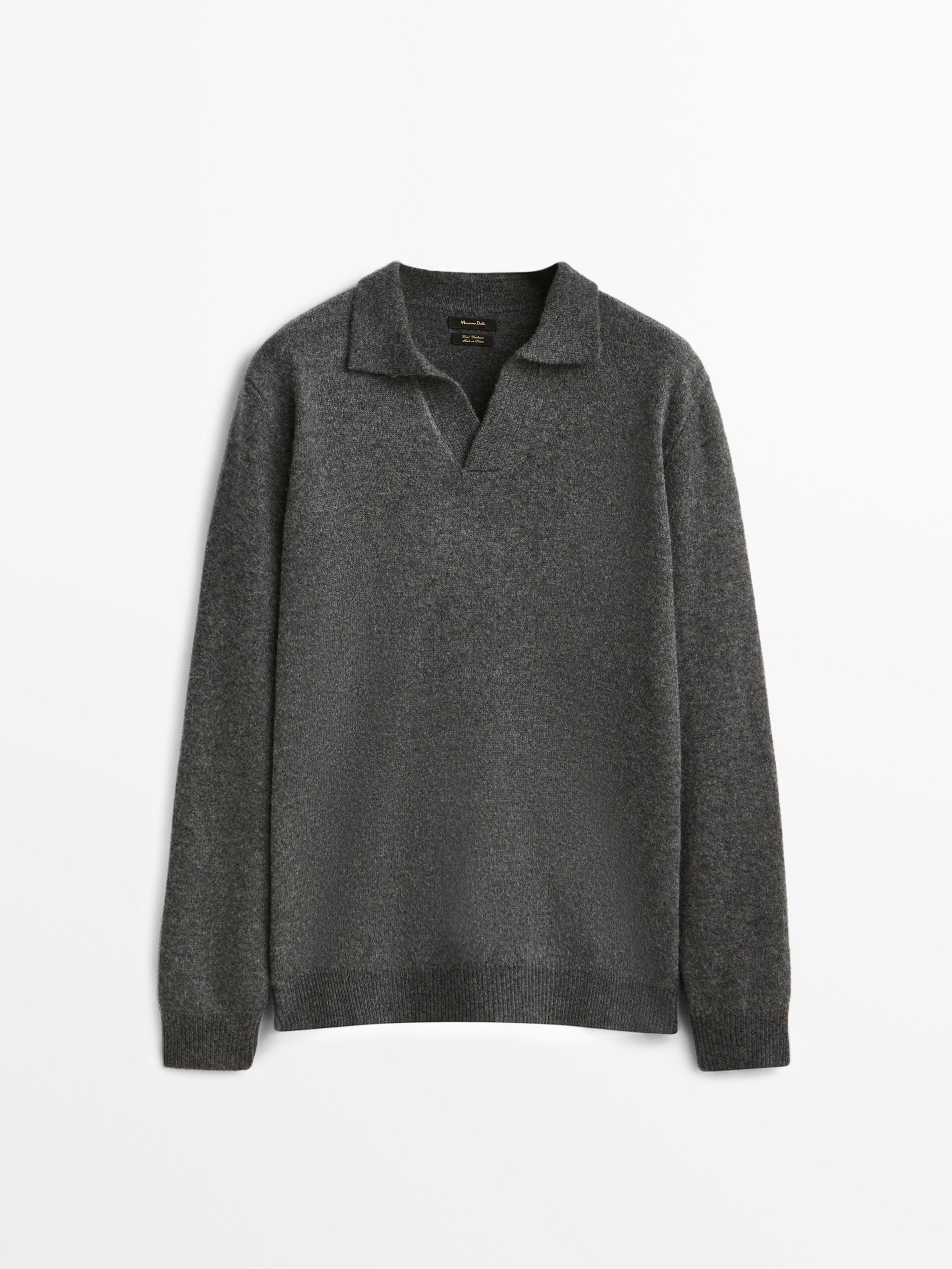 

Джемпер мужской Massimo Dutti 00976415801 серый XL, 00976415801