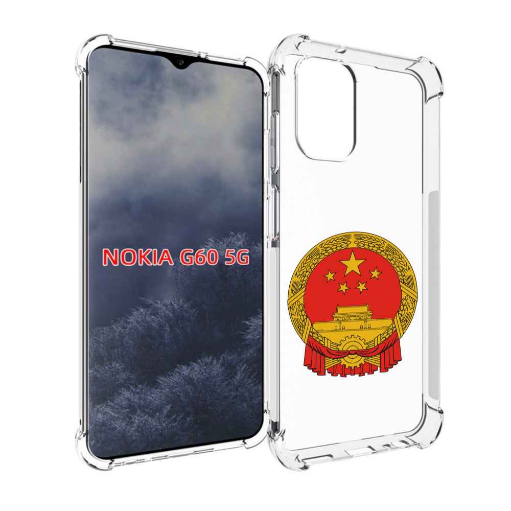 

Чехол MyPads герб-китаи для Nokia G60 5G, Прозрачный, Tocco