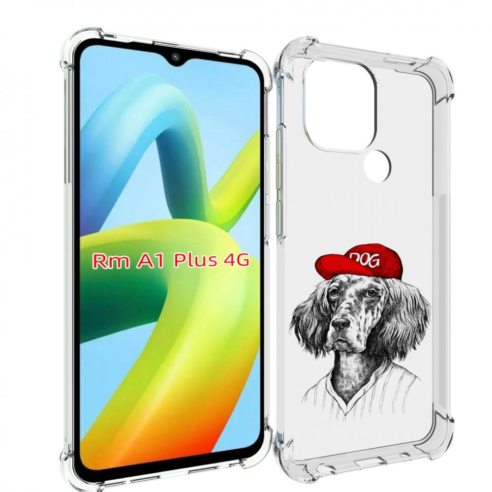 

Чехол MyPads дог для Xiaomi Redmi A1 Plus +, Прозрачный, Tocco